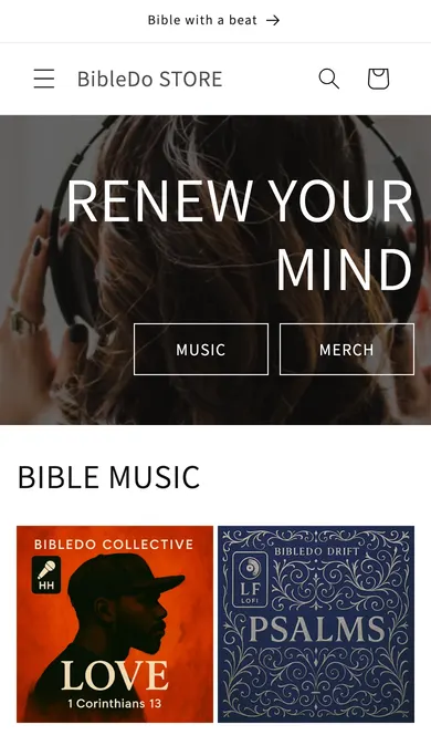 BibleDo Store on a phone