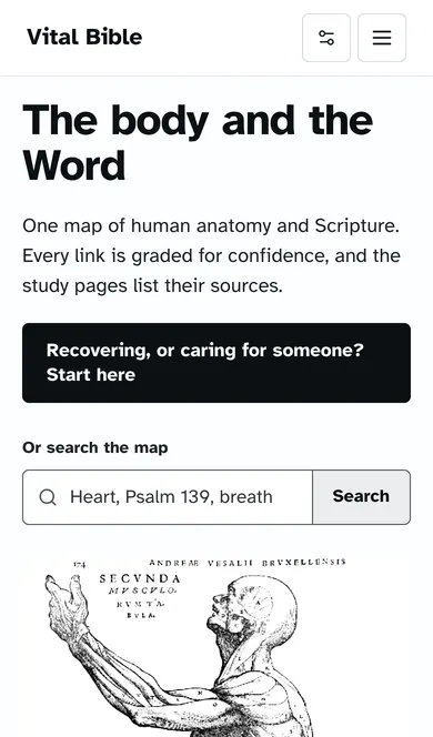 Vital Bible on a phone